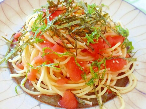 簡単 生たらこパスタ 混ぜるだけ レシピ 作り方 By Ami Go66 楽天レシピ